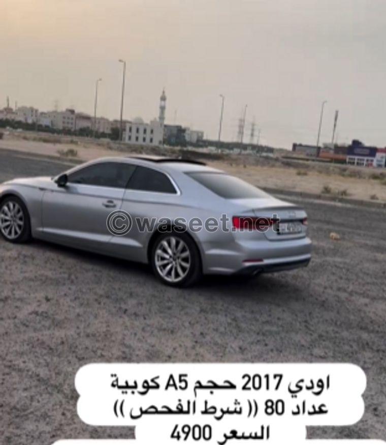 Audi A5 model 2017  0