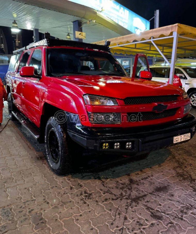 Chevrolet Avalanche model 2002 for sale 0