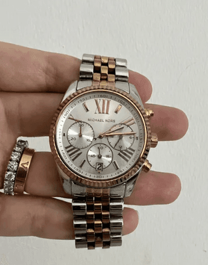 Michael Kors silver and gold watch