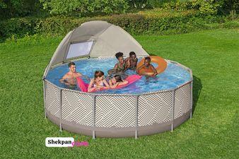 A large selection of swimming pools and accessories 