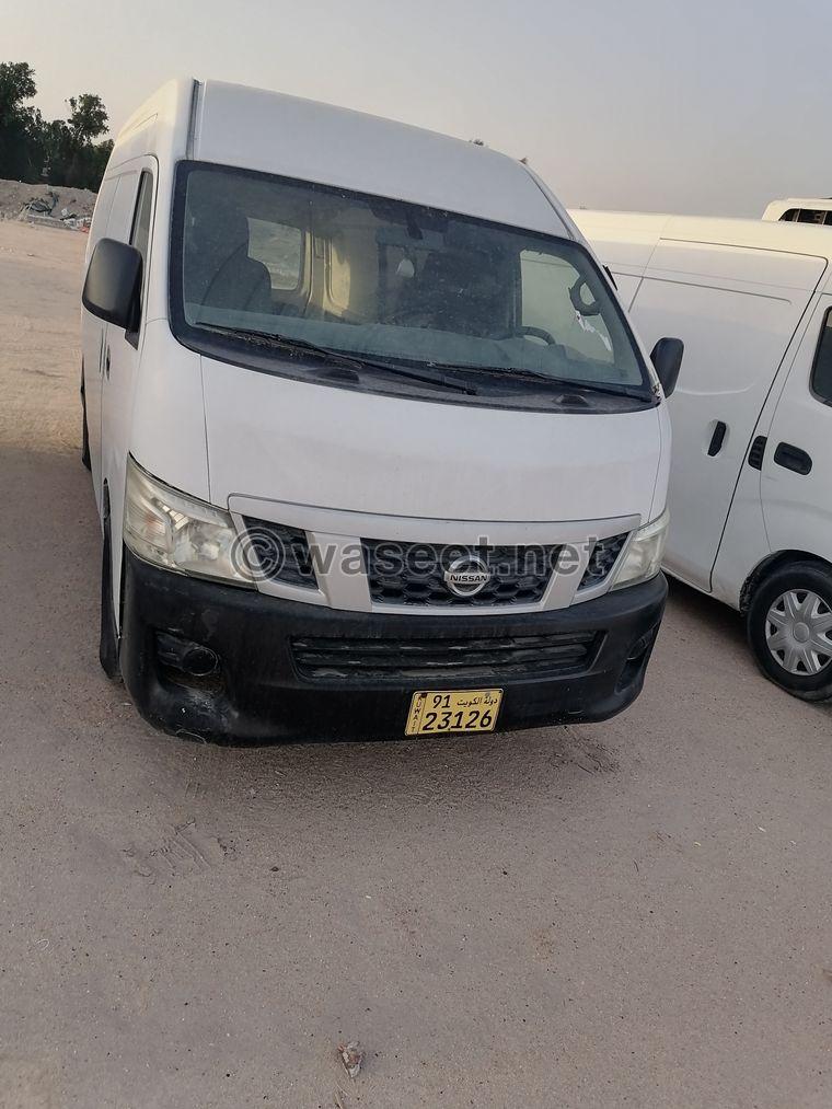 Nissan Urvan model 2014  0