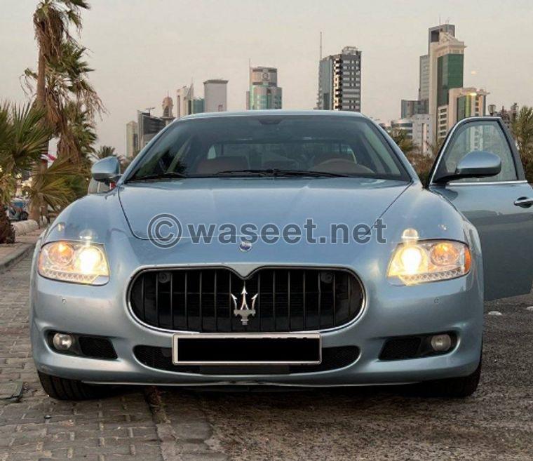   Maserati Quattroporte model 2009 inspection requirement 0