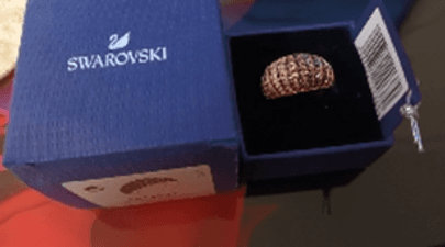 Swarovski ring for sale