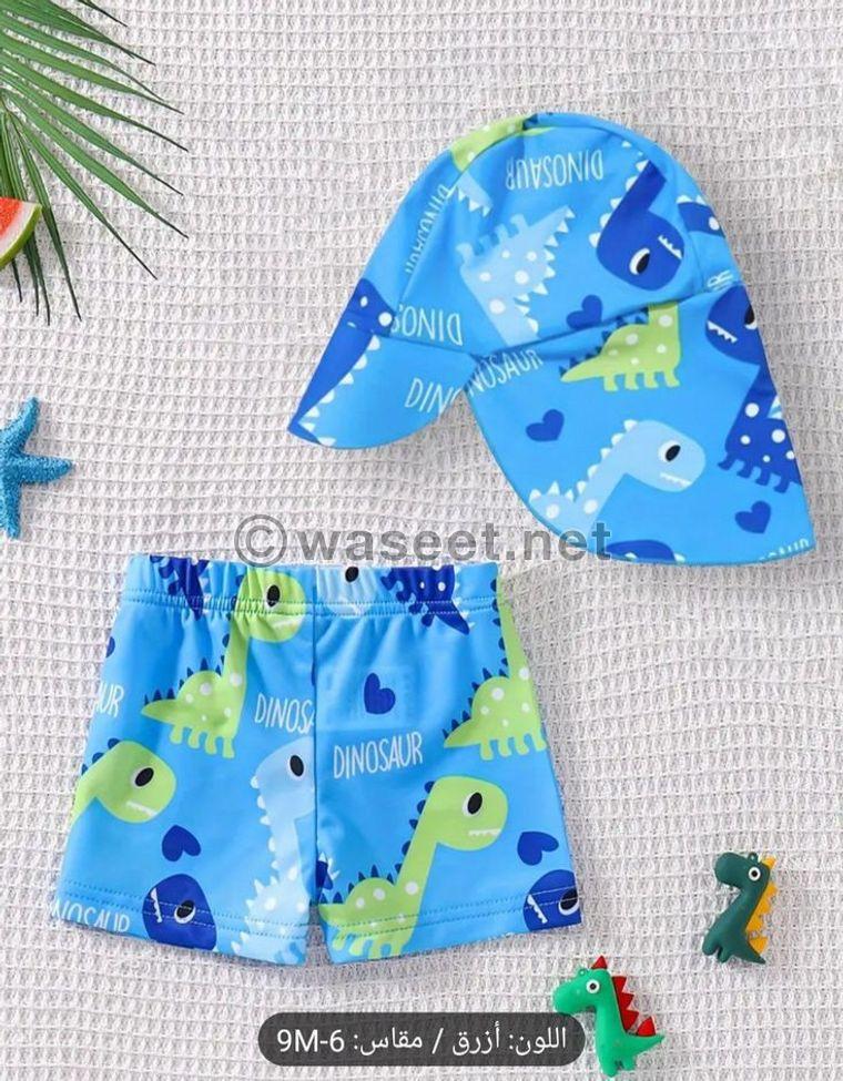 Two-piece children's swimwear for little boys 7