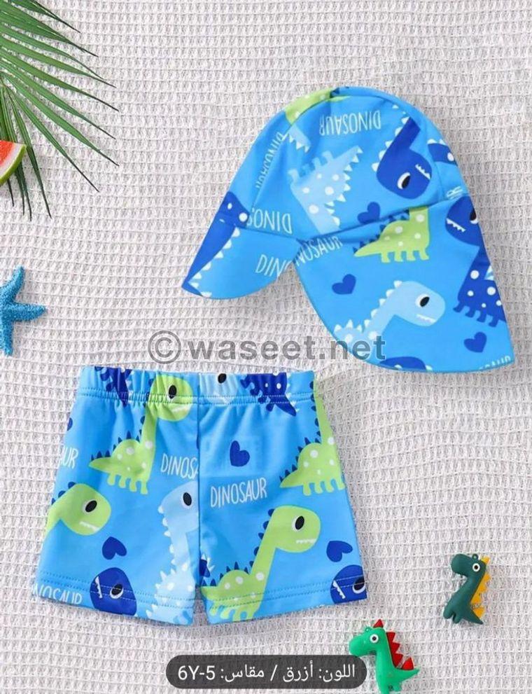 Two-piece children's swimwear for little boys 4