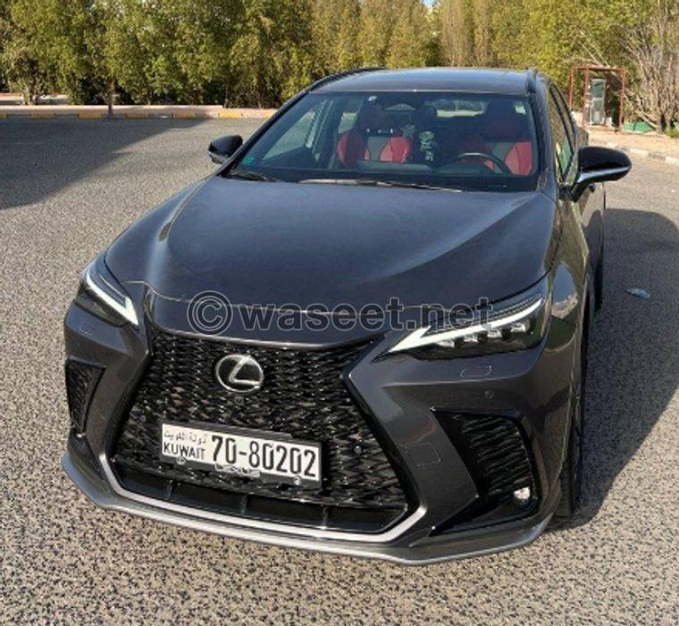  Lexus NX350 F SPORT model 2024 for sale 1