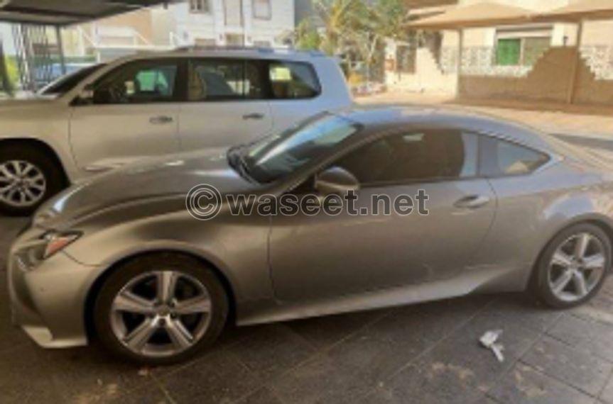 Lexus RC200T model 2016 for sale 1