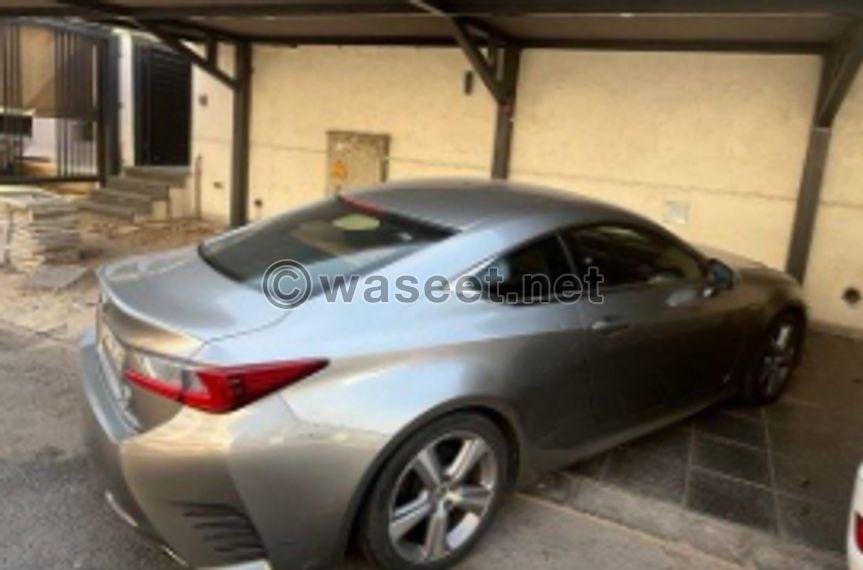 Lexus RC200T model 2016 for sale 2