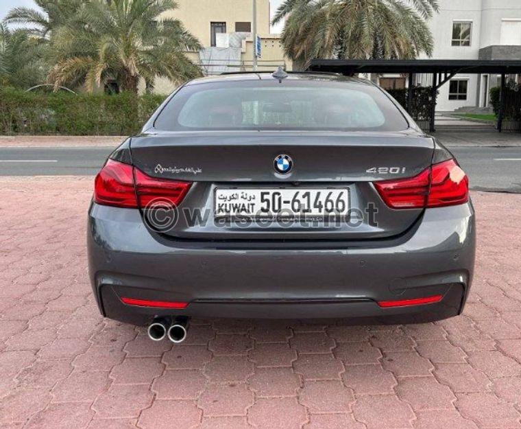 BMW 420 i model 2019 agency paint 1