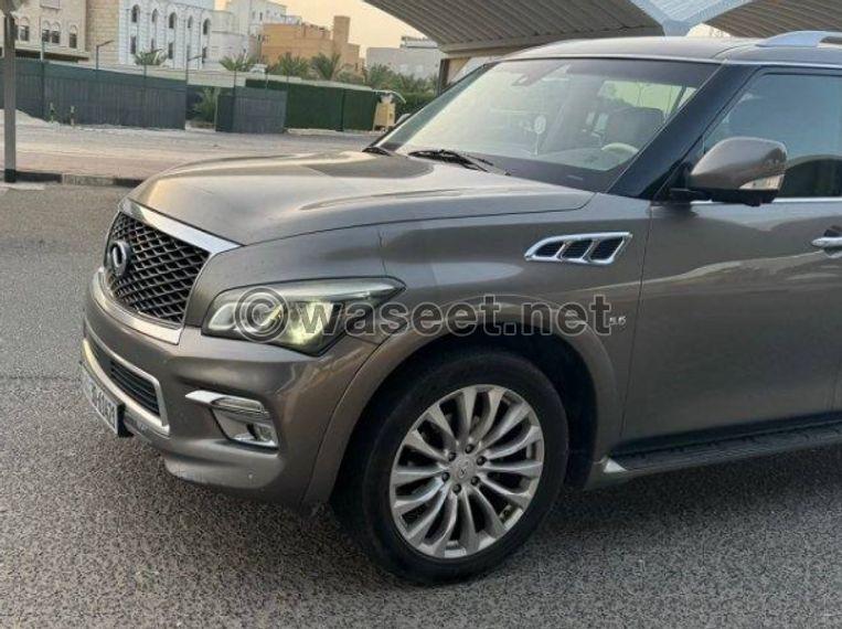 Infiniti QX80 2015 model for sale 0