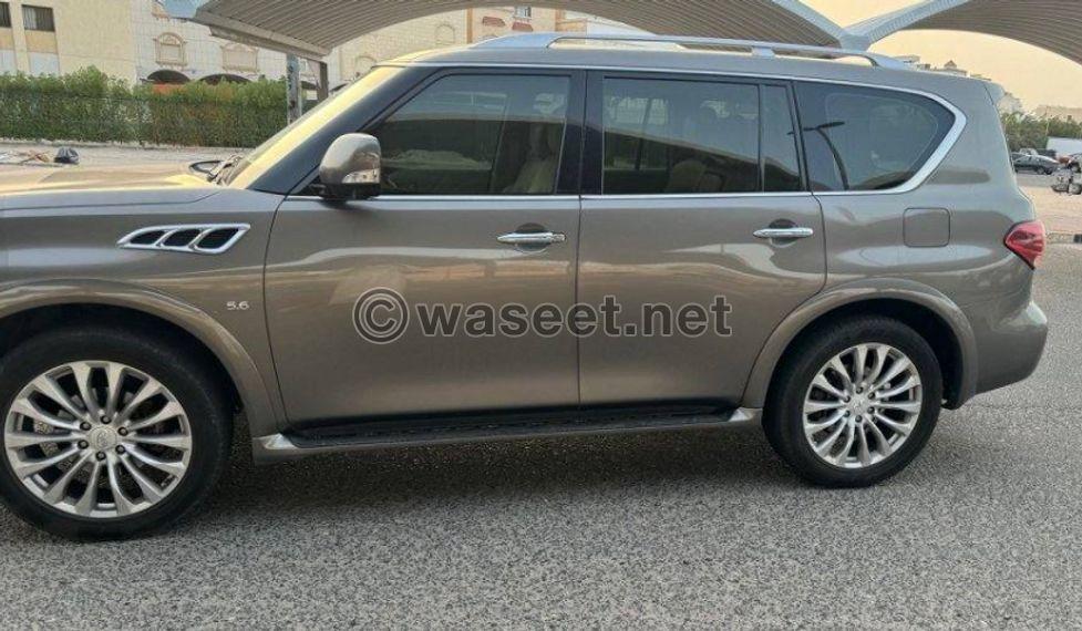 Infiniti QX80 2015 model for sale 1