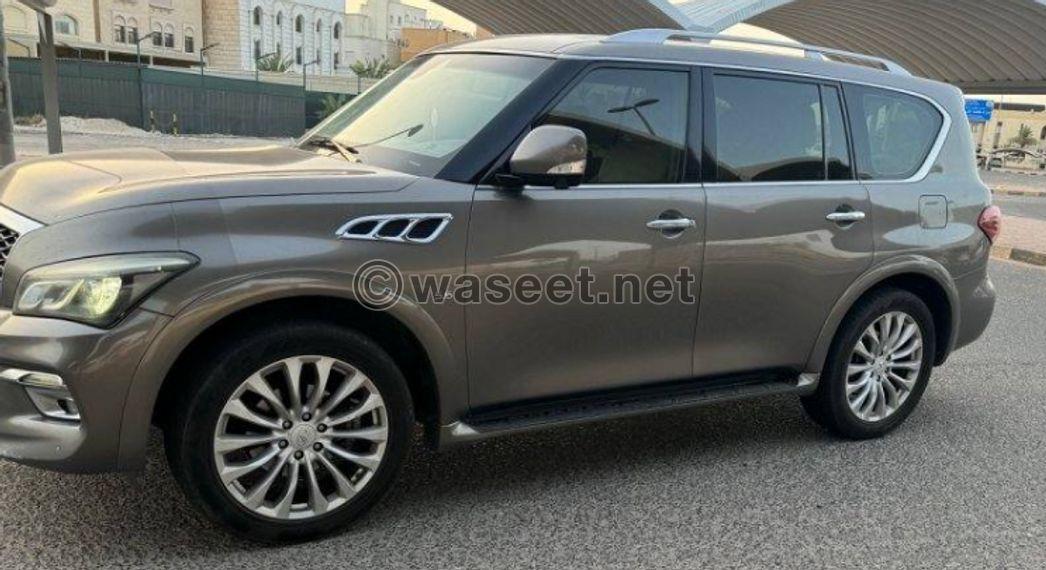 Infiniti QX80 2015 model for sale 2