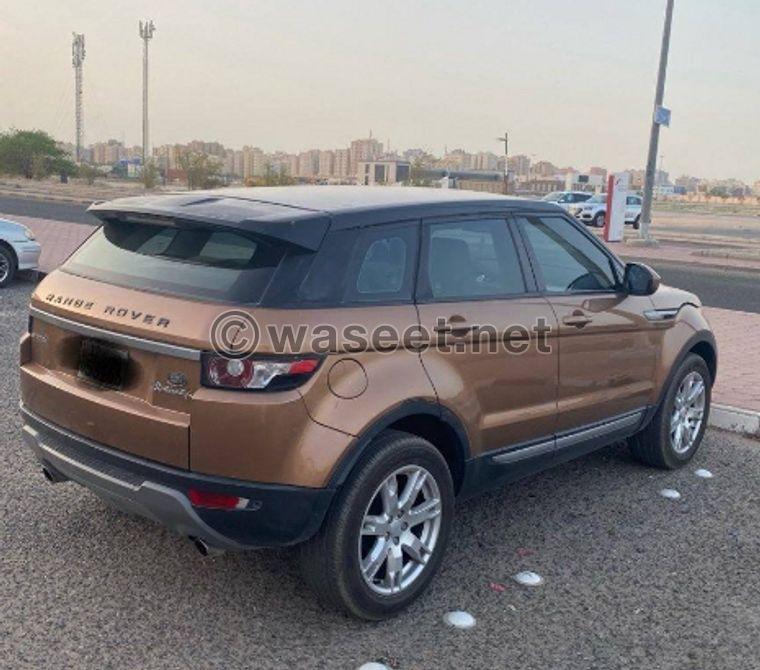 For sale Range Evoque model 2014 3