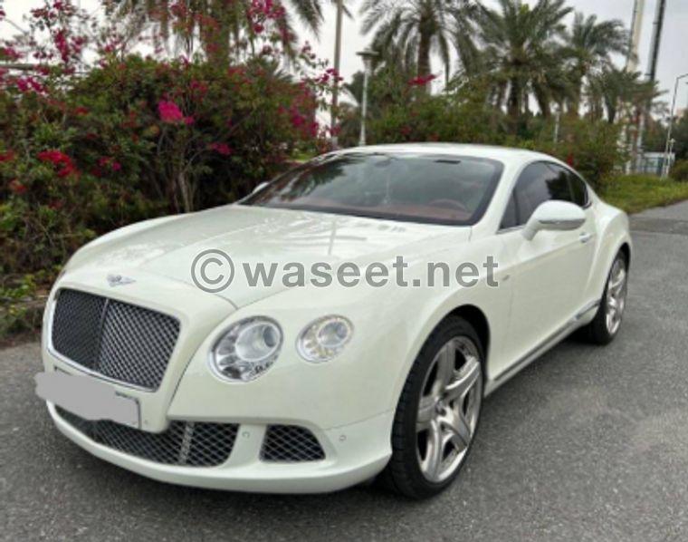 Bentley Continental GT V12 for sale, model 2014 2