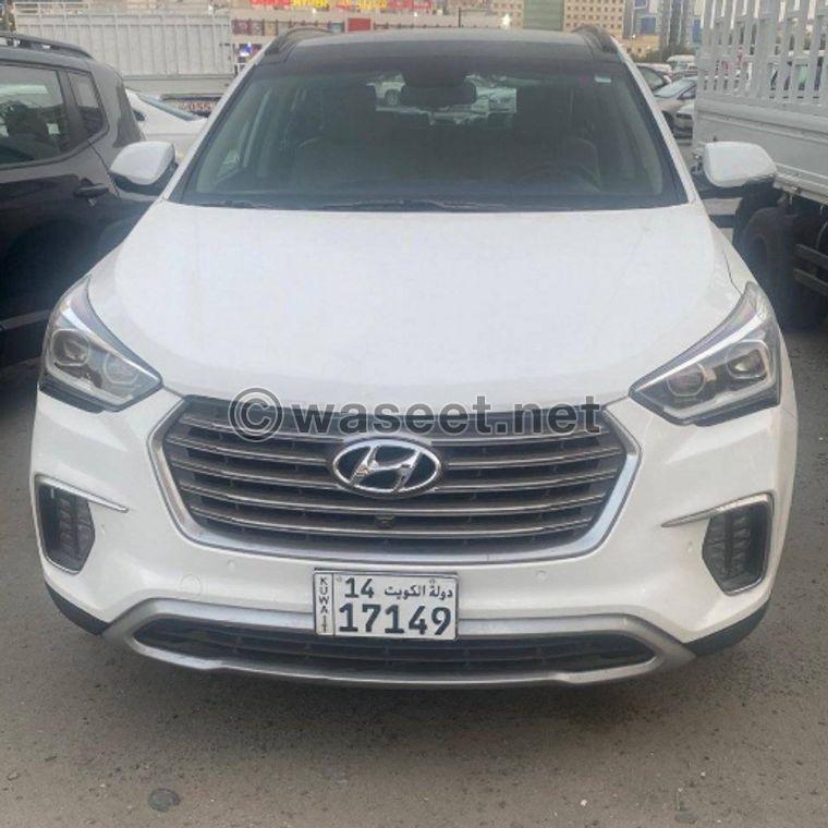 I have a 2017 Hyundai Santa Fe model for sale, 0