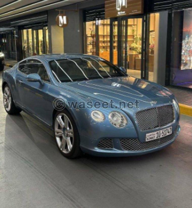 Bentley Continental 2012 model for sale 1