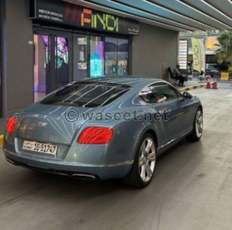 Bentley Continental 2012 model for sale 2