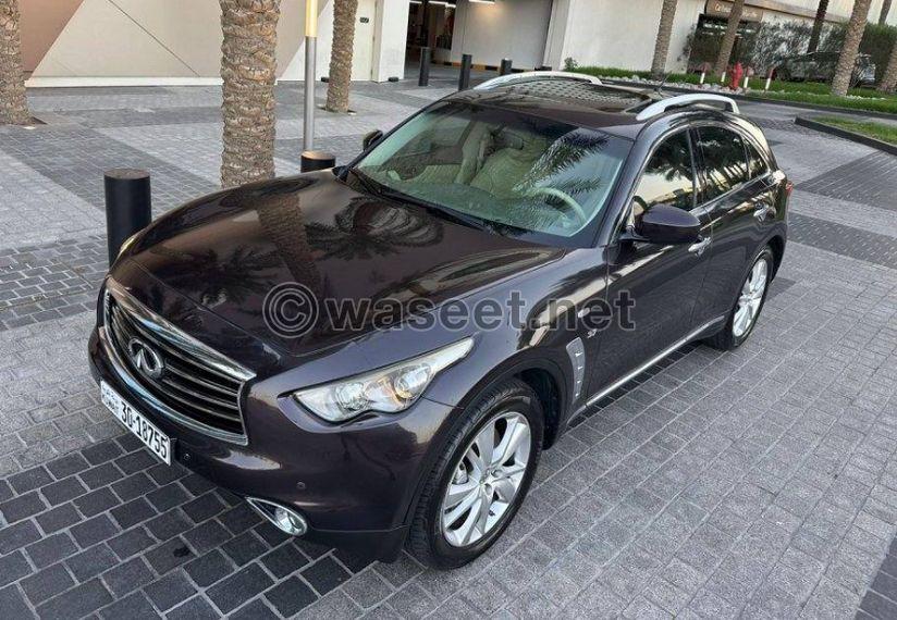  Infiniti QX70 model 2014  0