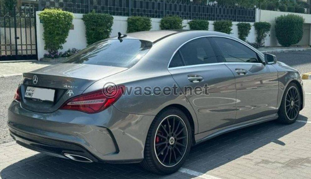 Mercedes CLA250 model 2018  2