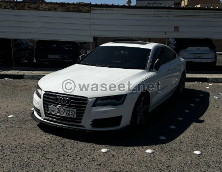 Audi A7 model 2013  0