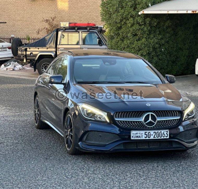 Mercedes CLA250 2018 model for sale 0