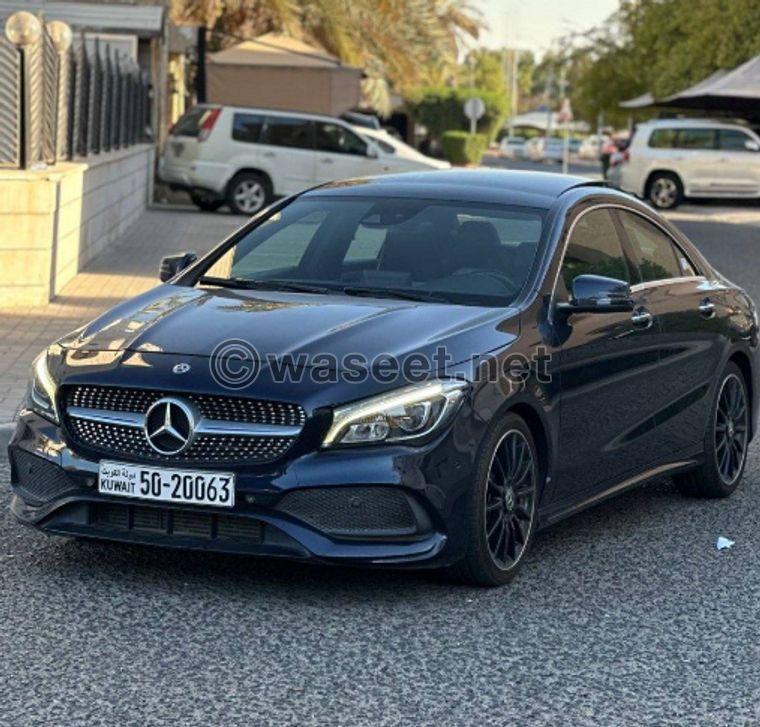 Mercedes CLA250 2018 model for sale 1