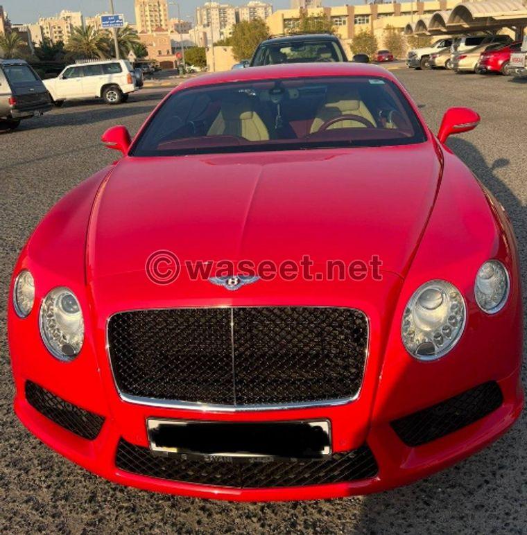  Bentley Continental model 2014 0