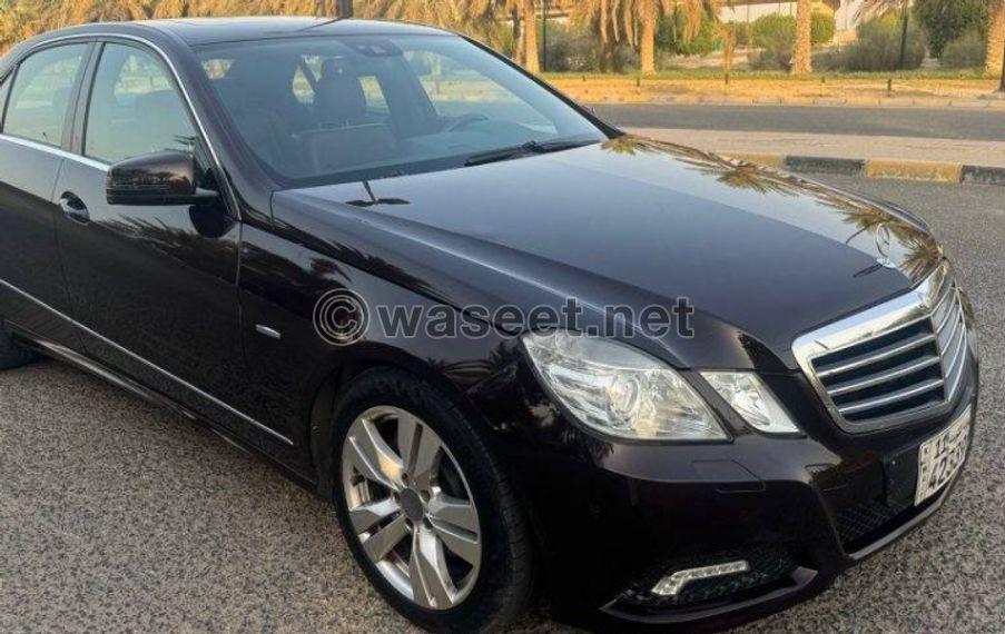 Mercedes E 350 model 2010 2