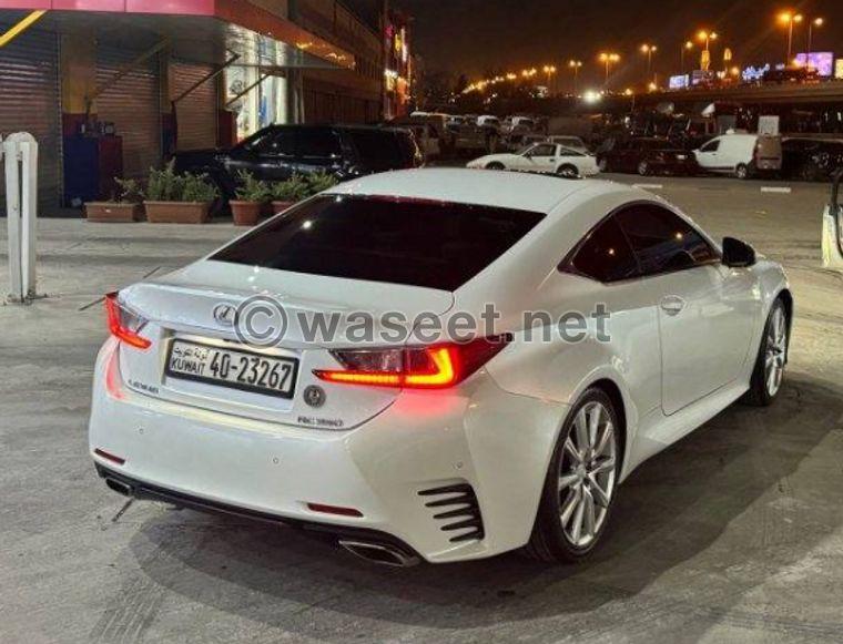 Lexus RC 2016 for sale 2