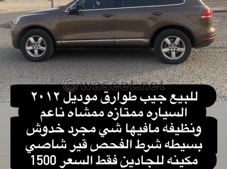 For sale Touareg model 2012  0