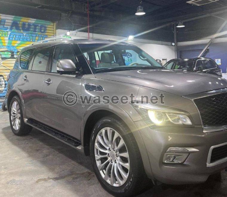  للبيع جيب إنفينيتي QX80 موديل 2015 0