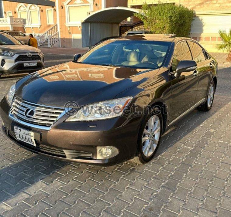 للبيع  لكزس ES350 موديل 2011 1