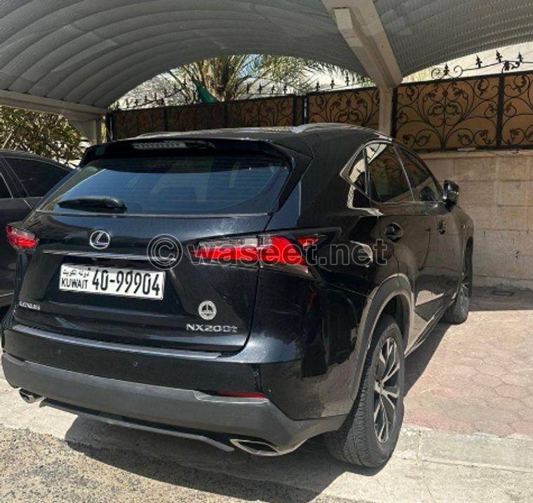 Lexus NX 200T FX Sport 2017 model for sale 4