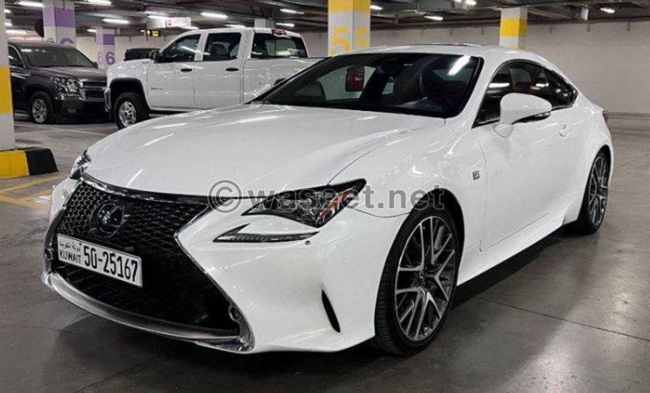 Lexus RC350 2017 model for sale 1