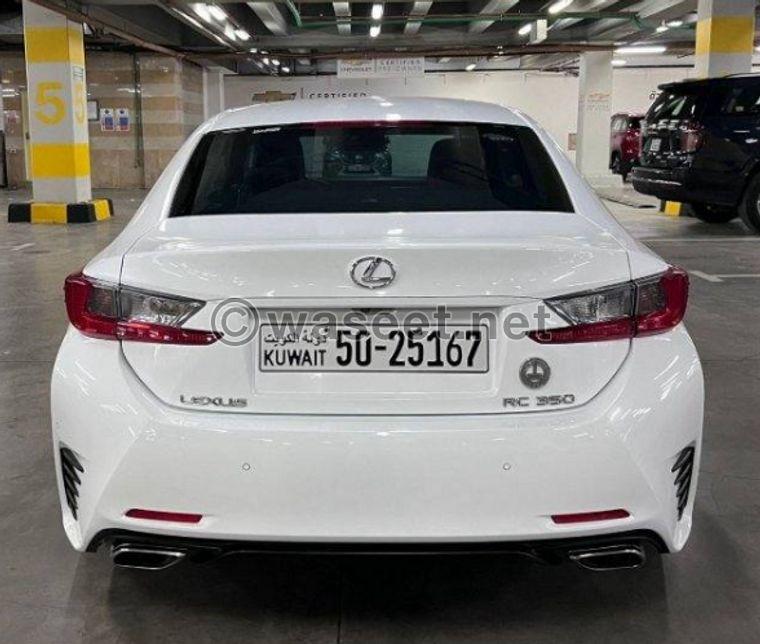 Lexus RC350 2017 model for sale 2