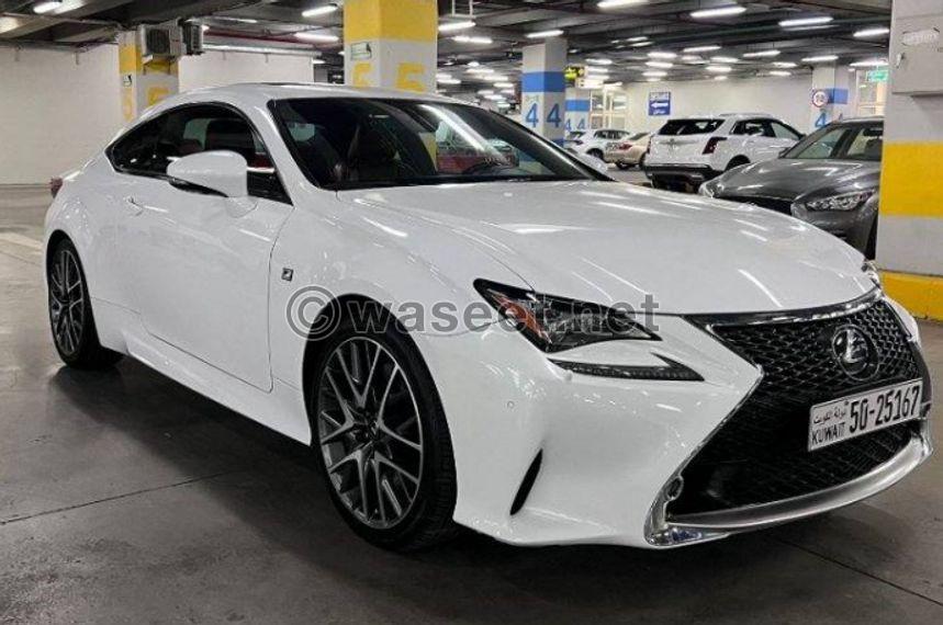 Lexus RC350 2017 model for sale 3