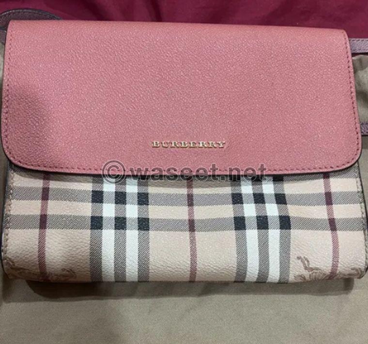 For sale an original Burberry bag 0