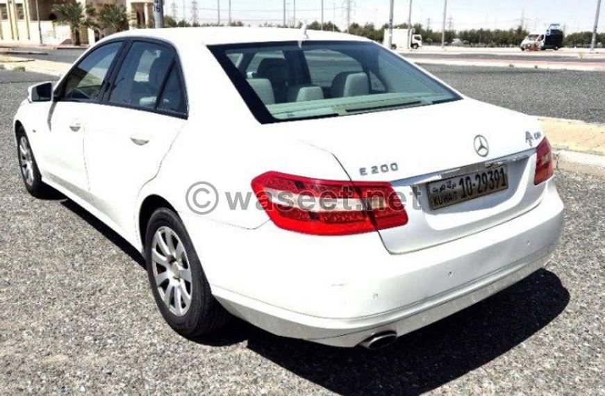 For sale Mercedes E200 model 2011, 2