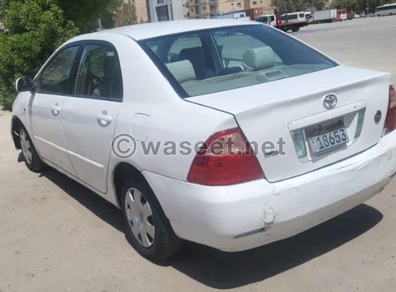 Toyota Corolla 2005 model for sale  3