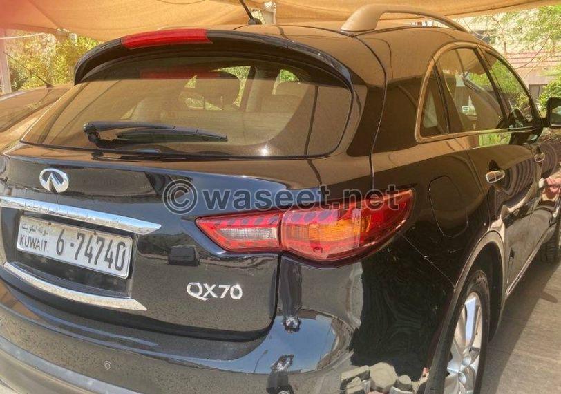 للبيع انفينيتي QX70 موديل 2014 3