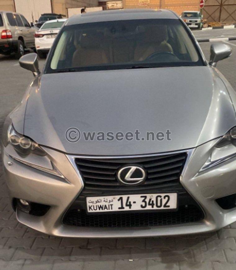 Lexus IS model 2016  0