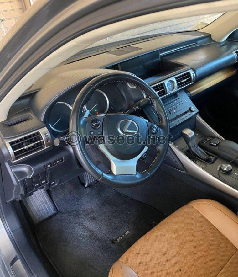 Lexus IS model 2016  2