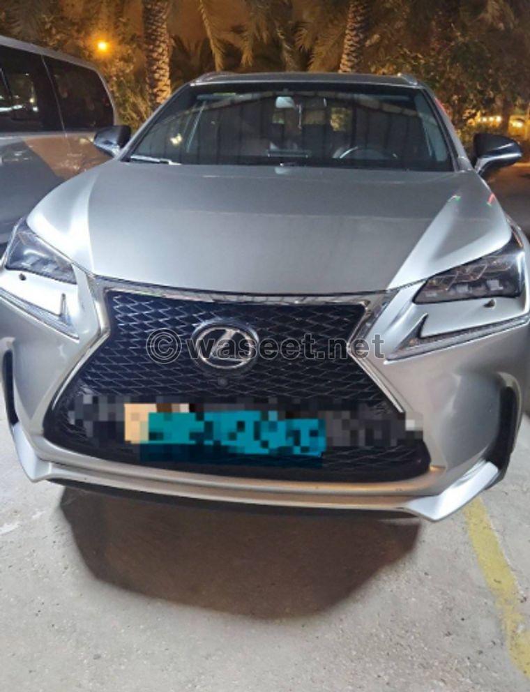 Lexus NX 200 2016 model for sale 0