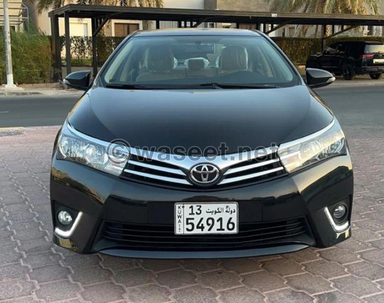 Corolla GLi 2015 model for sale 0