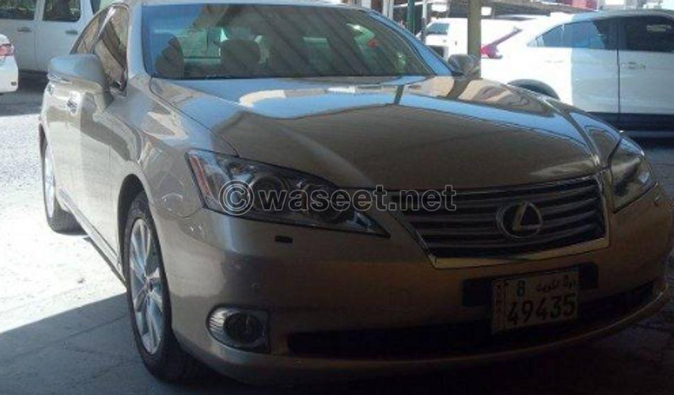 Lexus ES350 model 2011 0