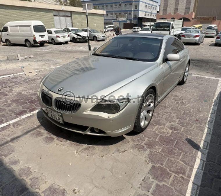 للبيع بي ام دبليو 645Ci موديل 2005 0