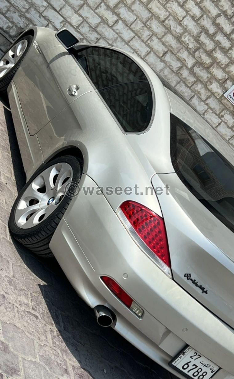 For sale BMW 645Ci 2005 model 1