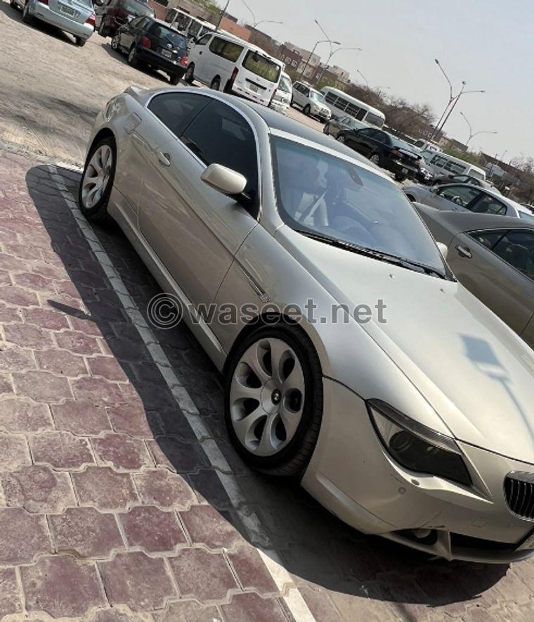 للبيع بي ام دبليو 645Ci موديل 2005 3