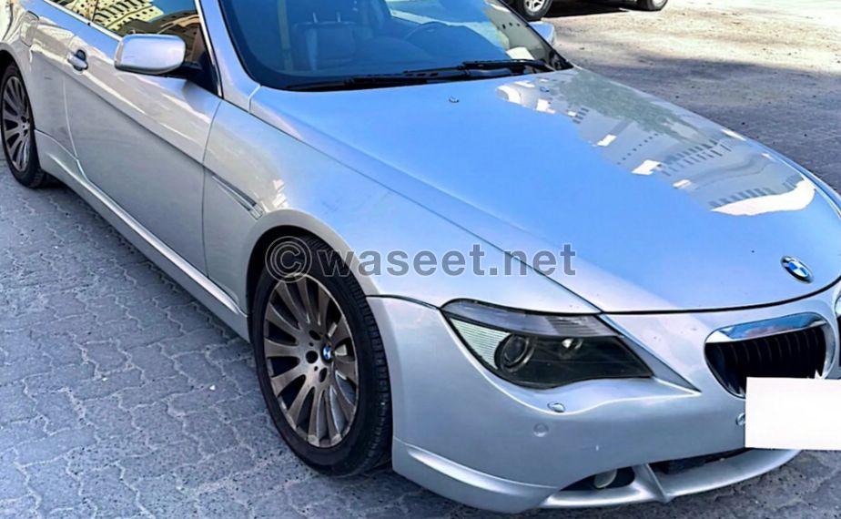 For sale BMW 630i model 2007 1