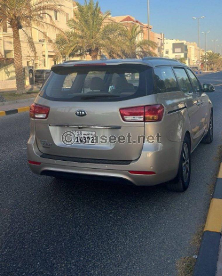 Kia Carnival 2016 model for sale 2